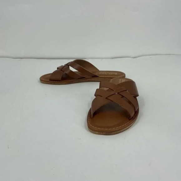 Bella Vita Women's Kin-Italy Italian Slip-On Flat Sandals in Whiskey‎ Size 7M - Picture 2 of 14